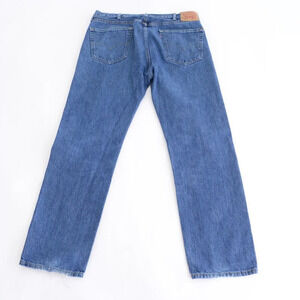 Levis 505 Mid-wash Straight Leg Blue  Denim Jeans Size 38X32